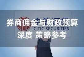 券商佣金与财政预算深度 策略参考